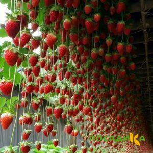 Клубника ампельная Анастасия купить по цене от 370р. в интернет-магазине «Посадика» с доставкой почтой в в Петропавловск-Камчатскийе и по всей России – [изображение №1].