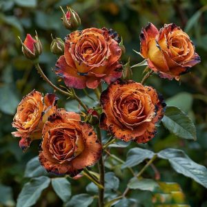 Роза плетистая Оранжевый Бриллиант купить по цене от 450р. в интернет-магазине «Посадика» с доставкой почтой в в Петропавловск-Камчатскийе и по всей России – [изображение №1].